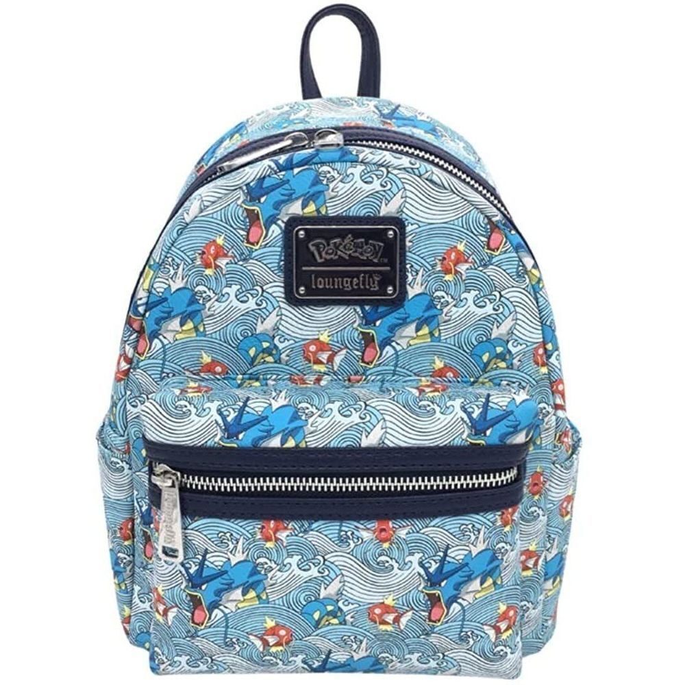 Loungefly Pokémon Magikarp & Gyrados AOP Mini Backpack